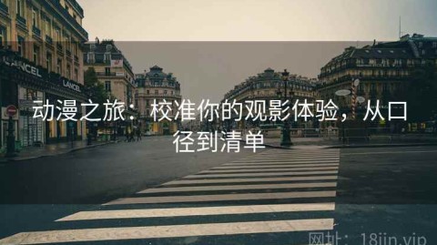 动漫之旅：校准你的观影体验，从口径到清单