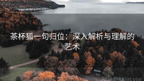 茶杯狐一句归位：深入解析与理解的艺术